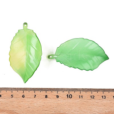 Gradient Color Acrylic Big Pendants OACR-N137-30-1