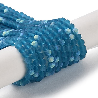 Transparent Glass Beads Strands X1-EGLA-A034-T4mm-MB27-1
