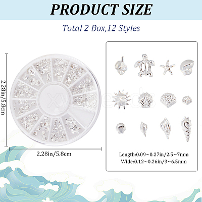 12 Grids Alloy Cabochons MRMJ-WH20007-003S-1