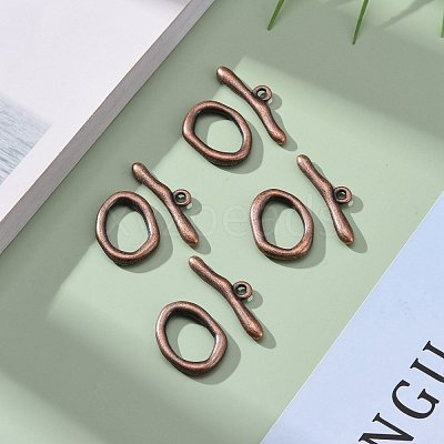 Alloy Toggle Clasps PALLOY-G014-R-1