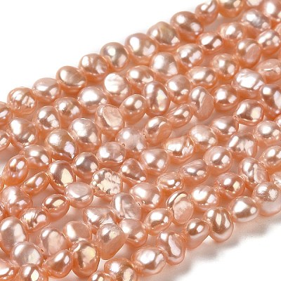 Natural Cultured Freshwater Pearl Beads Strands PEAR-E017-35-1