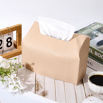 PU Leather Tissue Boxes AJEW-WH20064-35A-1