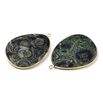 Natural Kambaba Jasper Pendants G-K347-02G-01-1