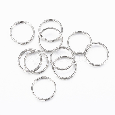 Tarnish Resistant 304 Stainless Steel Split Rings STAS-H413-06P-B-1