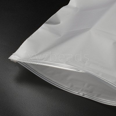 Frosted Transparent PE Jewelry Zip Top Storage Bags ABAG-H114-01H-1