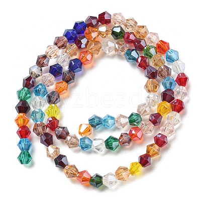 Transparent Electroplate Glass Beads Strands EGLA-A039-T2mm-A29-1