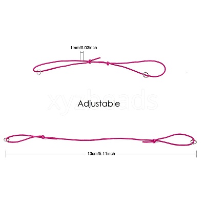 Elastic Cord Bracelet Making X-AJEW-JB00008-07-1