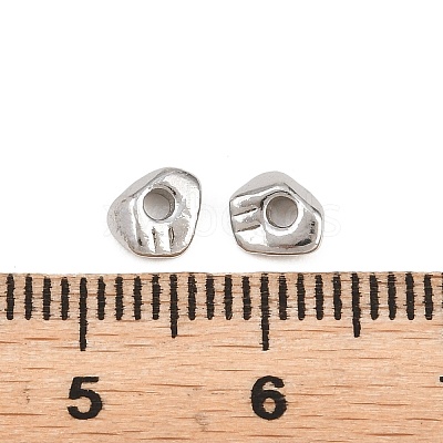 Irregular 304 Stainless Steel Beads STAS-D394-03A-P-1