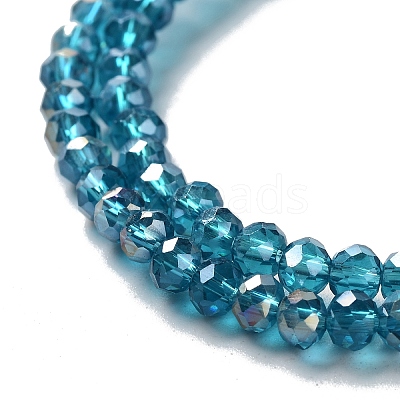 Electroplate Glass Beads Strands EGLA-R048-3mm-17-1