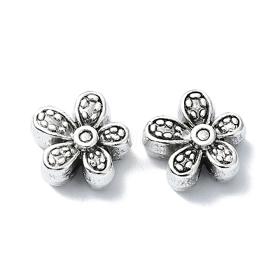 Tibetan Style Alloy Beads X-TIBEB-F065-01AS-01-1