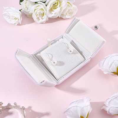 Velvet Jewelry Packing Boxes for Big Pendants CON-WH0085-226A-02-1