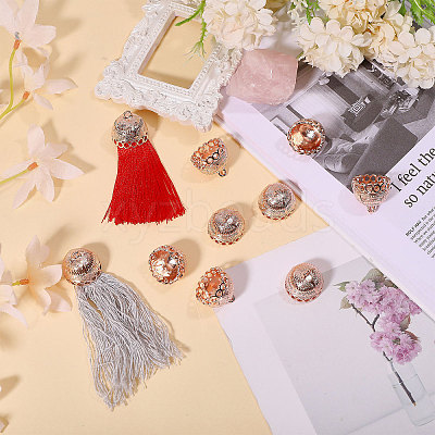 10Pcs Tibetan Style Alloy Pendant Bails FIND-CA0011-43RG-1