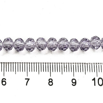 Transparent Baking Paint Glass Beads X1-DGLA-A034-T6mm-D07-1