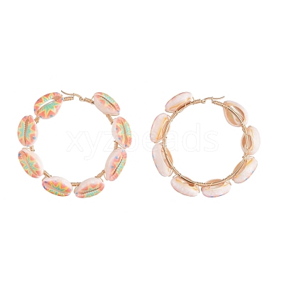 304 Stainless Steel Hoop Earrings X-EJEW-JE04102-01-1