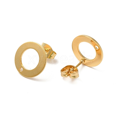201 Stainless Steel Stud Earring Findings X-STAS-D244-23G-1