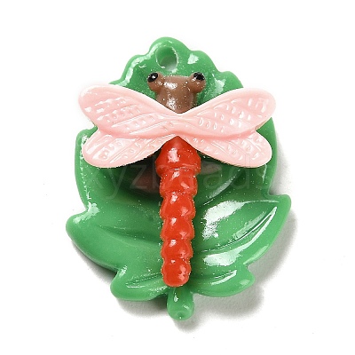 Opaque Resin Decoden Pendants RESI-M037-01E-1