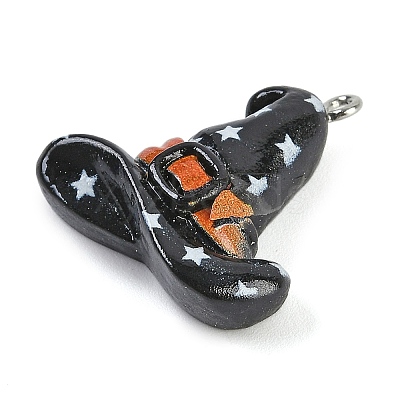 Halloween Theme Resin Pendants RESI-M046-01M-01-1