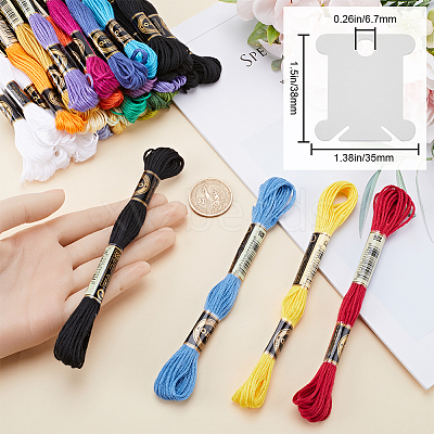 3 Sets 3 Style 6-Ply Polyester Embroidery Floss OCOR-GF0003-41C-1