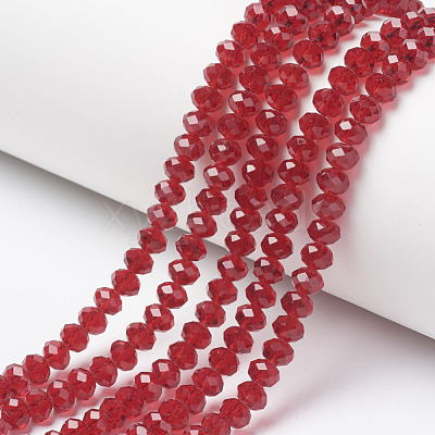 Glass Beads Strands EGLA-A034-T4mm-D07-1