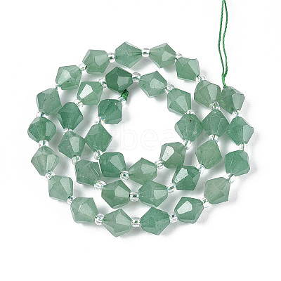 Natural Green Aventurine Beads Strands G-T144-23A-03-1