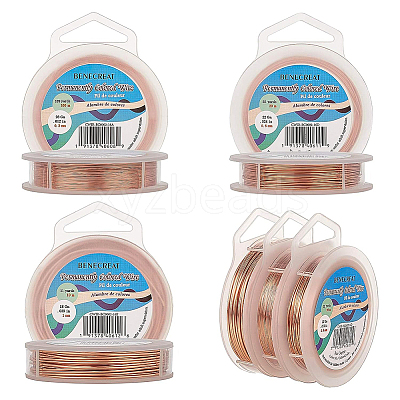 Round Copper Wire for Jewelry Making CWIR-BC0005-03C-1