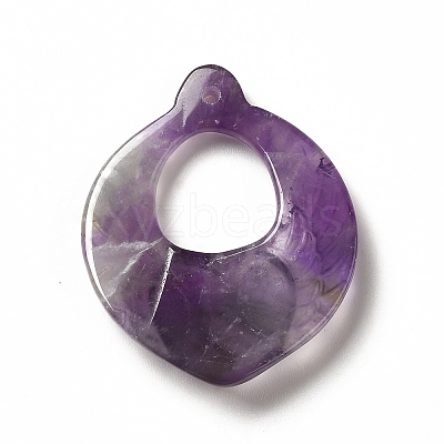 Natural Amethyst Pendants G-G997-H04-1