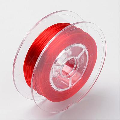 Japanese Eco-Friendly Dyed Flat Elastic Crystal String EW-F005-0.6mm-11-1