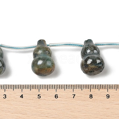 Electroplate Natural Hemimorphite Beads Strands G-U012-A04-1