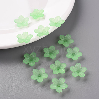 Frosted Acrylic Bead Caps MACR-S371-08A-733-1