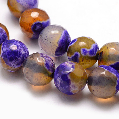 Natural Fire Crackle Agate Bead Strands G-K166-06F-6mm-08-1