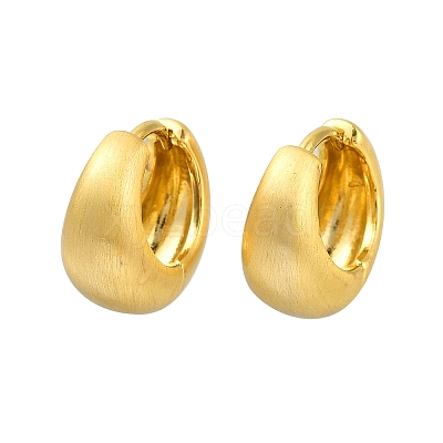 Brass Hoop Earrings EJEW-Q391-23G-1