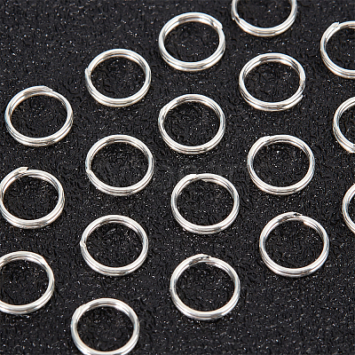 20Pcs 925 Sterling Silver Double Loop Jump Rings STER-BBC0002-11B-S-1