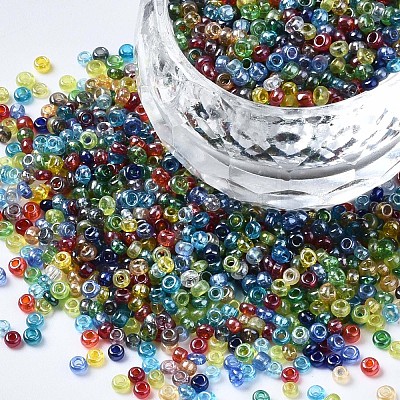 Glass Seed Beads SEED-S057-G-M-1