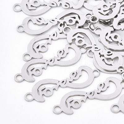 Tarnish Resistant 201 Stainless Steel Links X-STAS-T044-73P-1