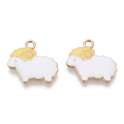 Alloy Enamel Pendants X-FIND-N048-024A-1