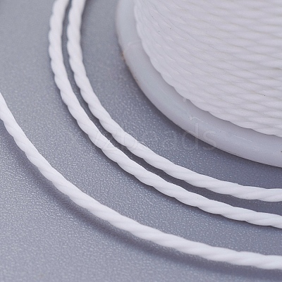 Round Waxed Polyester Cord X-YC-G006-01-1.0mm-02-1