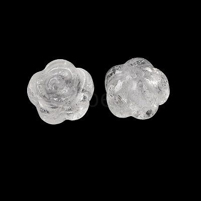 Natural Quartz Crystal Carved Beads G-L636-C08-01-1