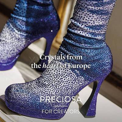 Preciosa® Crystal Hotfix Flatback Stones Y-PRC-HSS12-90350-1