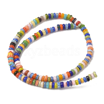 Handemade Millefiori Lampwork Beads LAMP-D009-01A-1