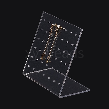 Acrylic Earring Stands Displays EDIS-F005-06-1