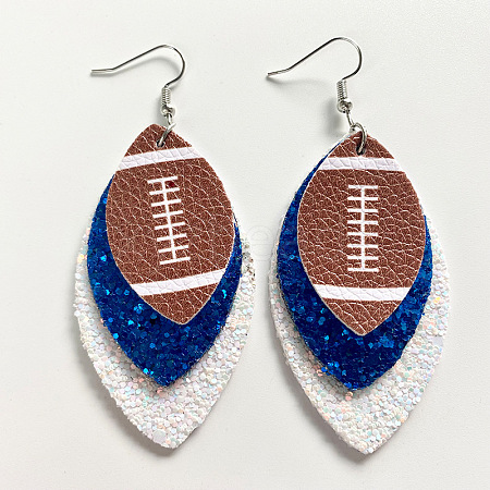 Synthetic Leather Dangle Earrings FS-WG9193E-05-1