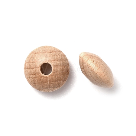 Beech Wood Beads WOOD-WH0120-05B-1