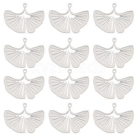 Unicraftale 12Pcs Ion Plating(IP) 201 Stainless Steel Pendants STAS-UN0046-54-1