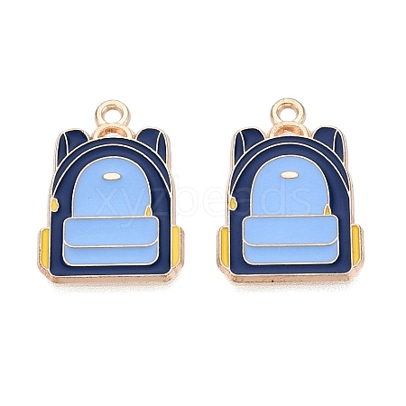 Alloy Enamel Pendants ENAM-Q004-01KCG-21-1