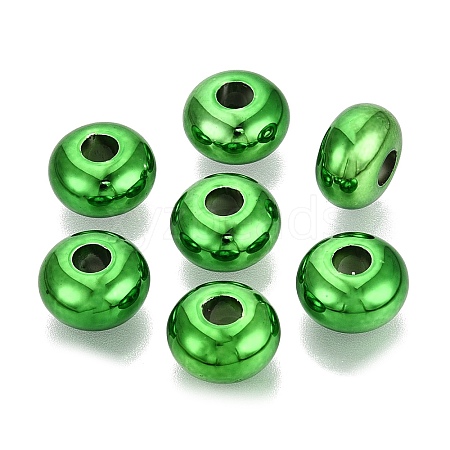 UV Plating Opaque Acrylic European Beads PACR-T017-19M-09-1