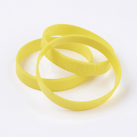 Silicone Wristbands Bracelets X-BJEW-J176-19-1