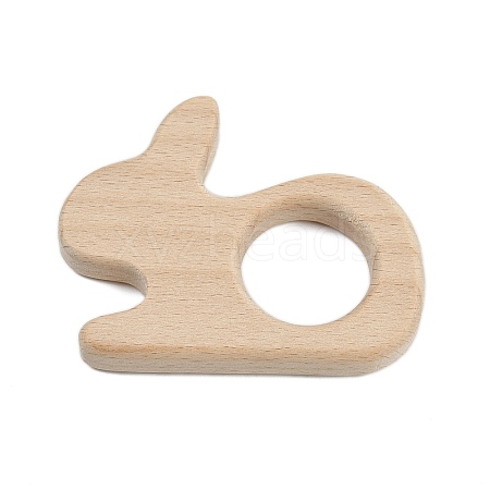 Natural Beech Wooden Baby Teething Toys WOOD-U003-10-1