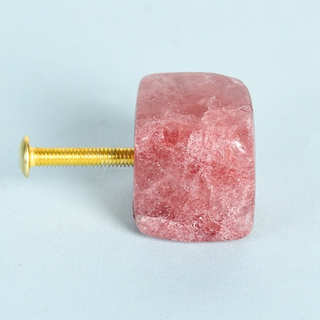 Strawberry Quartz Drawer Knobs PW-WG2001A-07-1