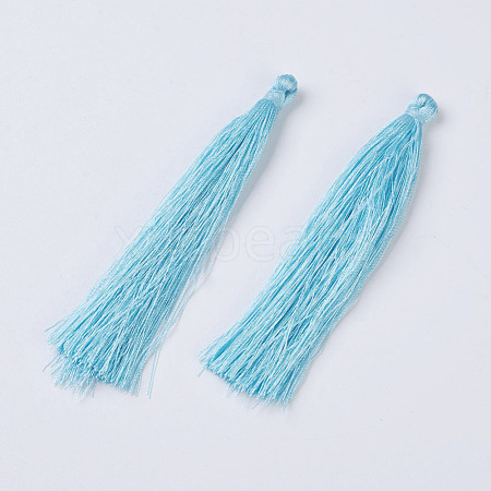 Polyester Tassel Pendants X-FIND-P026-B02-1