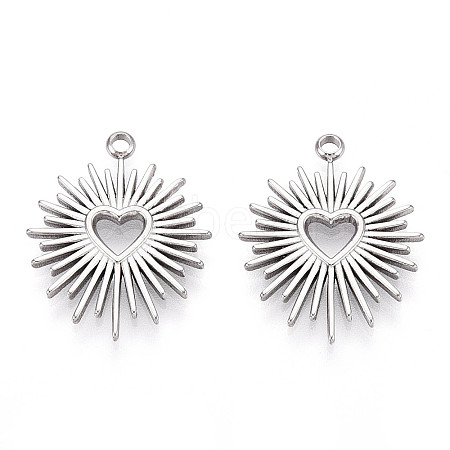 Non-Tarnish 304 Stainless Steel Pendants LS-STAS-I671-01P-1